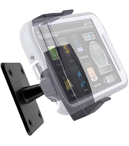 Panavise PortaGrip - Soporte para teléfono con placa adaptadora AMPS, color negro