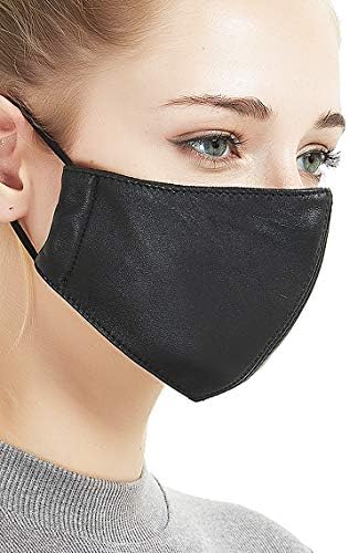 Motorcycle Mask PU Leather Face Mask Mouth Mask Muffle Daily Anti-Dust Protection Biker