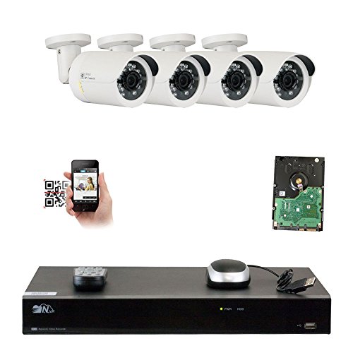 GW Security 8 Channel 5MP NVR 1920P IP Camera Network POE Video Security System 4 x 5.0