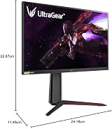 LG 27GP850-B UltraGear Gaming Monitor 27" QHD 144Hz 1ms IPS 2xHDMI DP VESA view 16
