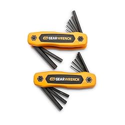 GEARWRENCH 17 Piece SAE/Metric Folding Hex Key Set