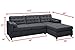 Poundex Sofas, Slate Black
