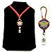 Superhero Real Charming Retractable Belt Clip ID Badge Holder Badge Reel with Lanyard and Carabiner Bundle (Wonder BU)