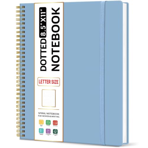 Taja Large Spiral Dotted Notebook