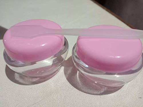 WHOLE MART® Makeup Cosmetic Face Cream Jar Pot Empty Bottle Container - transparent 2Pcs 6 WHOLE MART® Makeup Cosmetic Face Cream Jar Pot Empty Bottle Container - transparent 2Pcs - Image 6