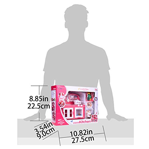 image for FUN LITTLE TOYS Toy Kitchen Appliances for Girls, Stove Burner with Ov