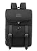 Weekend Shopper Lightweight Canvas Backpack Black Laptop Bookbag College backpack Vintage Backpack Laptop Backpack for Women and Men fit 15.6 Laptops