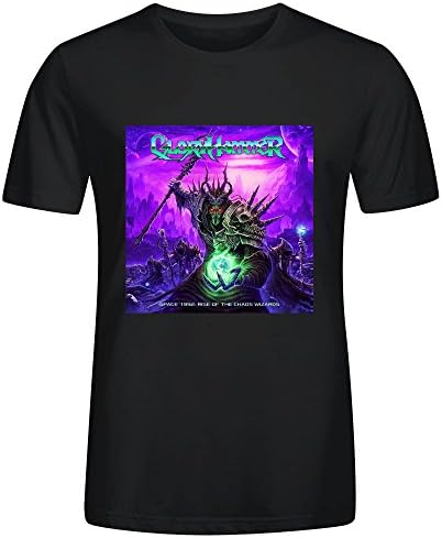 Gloryhammer Space 1992 Rise Mens White Tee Shirts Black