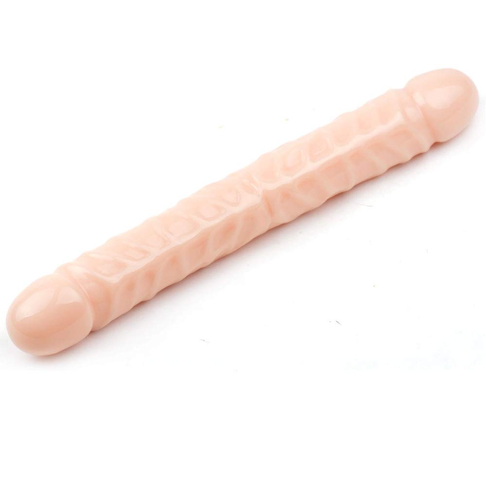 BeHorny Realistic Penis Shaft Double Ended Dildo, Flesh Colour