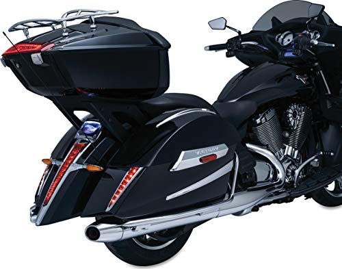 Kuryakyn 7687 Motorcycle Lighting Accent Accessory: Taillight Top Trim for 2010-17 Victory Motorcycles, Chrome