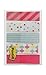 Post-it Pattern Flags, 100/On-the-Go Dispenser, 1 Dispenser/Pack, 0.47 in, Carnival Pattern Collection (684-CANDY)