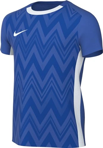Nike FD7426-463 Maglia Dri-FIT Challenge V T-Shirt Unisex Royal Blue/White/White Size S