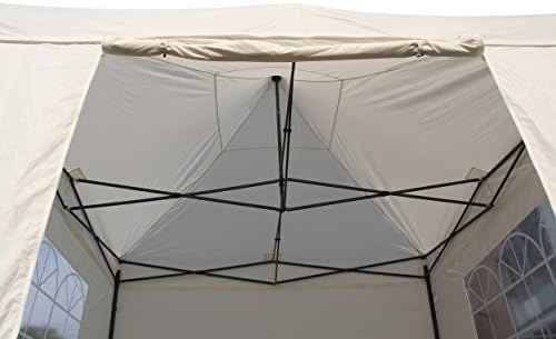 All Seasons Gazebos 3x3m Heavy Duty Fully Waterproof Pop up Gazebo With 4 Side Walls and Accessory Pack - Cream - Image 4