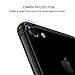iPhone 8 Case, Compatible with iPhone 7 KEWEK Aluminum Metal Bumper Frame with Shock Absorbing Flexible TPU Inner Dual Layer (with Removable Clear Back Panel), Jet Black