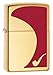Zippo Pipe Red High Polish Brass Lighter