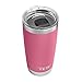 YETI Rambler 20 oz Tumbler Retired Color, Stainless Steel, Vacuum Insulated with MagSlider Lid, Harbor Pink