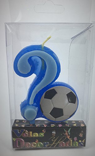 Soccer QUESTION Mark Birthday Cake Candle