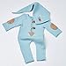 Foryora Newborn Photography Props Outfits - 2Pcs Handmade Set Baby Boy Girl (Blue)