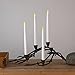 Lily's Home Battery Operated Flameless LED Taper Candles, for Weddings, Candlelight Vigils, Hanukkah Menorahs, or Christmas Wreaths, Standard Size, White (11