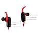 In-Ear Bluetooth Headphones, Jarv NMotion Advance Lightweight Wireless Earbuds w/ On-Board Controls and HD Premium Sound - Red