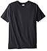 Russell Athletic Men's Basic Cotton Tee, Black Heather, 4X-Large