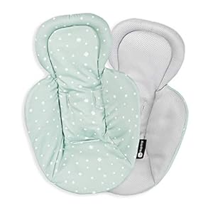 4moms RockaRoo and MamaRoo Infant Insert for Newborn Baby and Infant, Machine Washable, Cool Mesh Fabric, Modern Design