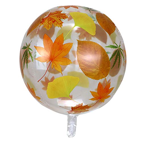 Leaves 4D Foil Balloon, 55cm (2 Pack)