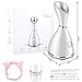 Facial Steamer, Fixget Upgraded Nano Ionic Facial Steamer Warm Fine Mist Atomizer Humidifier Moisturizing Home Sauna Face Spa Steamer Pores Cleansing Skin Cares Clear Blackhead Acne Remover Kit