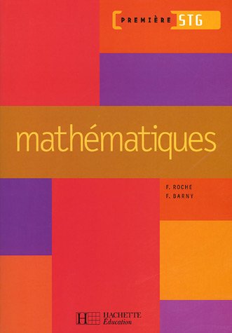 Mathématiques, première STG