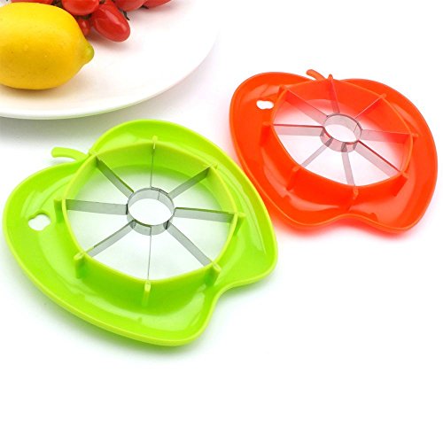 Ligntean New Practical Wedger Fruit Divider Peeler Pear Corer Stainless Steel Apple Slicer Cutter