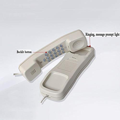 HQCC Bathroom Phone, Bread Machine, Luminous Button, Elevator, Waterproof Phone (Color : Black) - Thumbnail 2