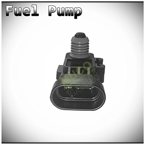 MUCO New 1pc Electric Intank Fuel Pump Module Assembly w/ Pressure & Level Sensor Sending Unit Fit 97-01 Chevy S10/GMC Sonoma/Isuzu Hombre 02 Crew Cab & Standard Cab Long Bed 4.3L V6 E3952M