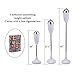 CO-Z Adjustable Floor Standing Ash Tray, Smokeless Outdoor Ashtray with Lid for Home Patio Cigarettes Ash Butt Disposal, Stainless Steel Windproof Stand Ashtray in 20