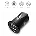 AUKEY Car Charger with Dual USB Ports & 4.8A Output for iPhone 7 / 6s / Plus, iPad Pro / Air 2, Samsung Galaxy Note8 / S8 / S8+ and More
