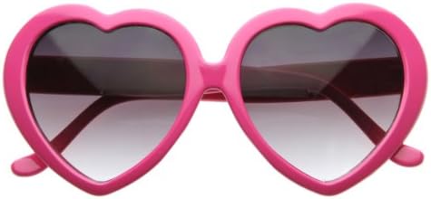 Large Oversized Womens Heart Shaped Sunglasses
