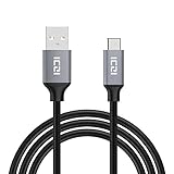 USB C Cable, ICZI USB C Cable 10FT USB C Charge Cable Braided Long Cord for Samsung Galaxy S9/S8 Plus, Huawei P20, LG G6, OnePlus 5T, Lenovo ZUK Edge and More