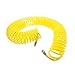 ABN Recoil Hose, 1/4in x 50ft – Portable Polyurethane Coil Hose for Air Compressor, Nailer, Sprayer, Staple Gun