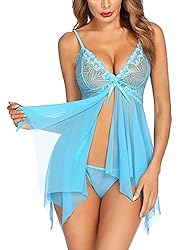 Avidlove Lingerie for Women Lace Babydoll Sleepwear