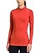 baleaf Thermal Long Sleeve Shirts for Women Workout Tops Running Gear Clothes Underwear Fleece Lined Undershirts Base Layer Cold Weather Coral L