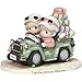 Precious Moments Limited Edition Together Forever Wherever Couple in SUV Bisque Porcelain Figurine 182007, Multicolor, One Size