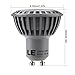 LE® 5W MR16 GU10 LED Bulbs, 50W Halogen Bulbs Equivalent, 350lm, Warm White, 3000K, 38° Beam Angle, Standard Size, Recessed Lighting, Track Lighting, Spotlight, LED Light Bulbs, Pack of 5 Units