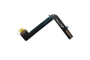 Dedyel Dock Connector Replacement Compatible with iPad 9 9th Gen 2021 10.2" A2602 A2603 A2604 A2605 Charging Port Replacement Assembly Flex Cable(White)