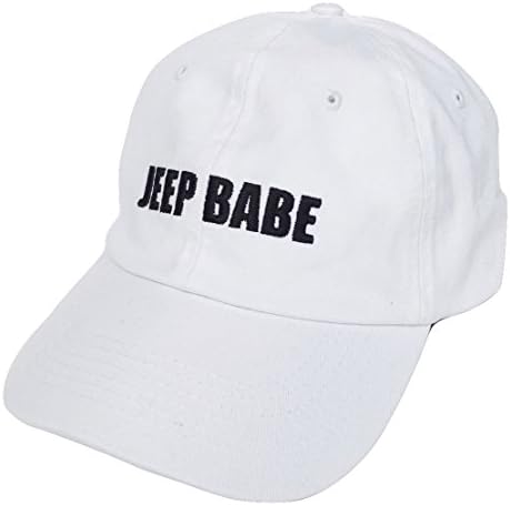 She Jeeps White Baseball Cap Unstructured Jeep Babe Jeep Girl