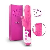 Lyps Lily - Vagina, G Spot & Clit Vibrator - FDA Approved Body-Safe Silicone - 10 Vibration Settings Adult Toy - Waterproof Rabbit Vibrator - Quiet Adult Sex Toy - Non Odor & Discreet Packaging