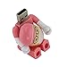 64GB USB 2.0 Flash Drive USB Stick Cartoon Robot Doctor Surgeon Shape Thumb Drives Memory Stick Novelty Character Pendrive Flashdrive (Pink)