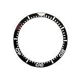 Replacement Bezel Insert Black-50-Red for Seiko