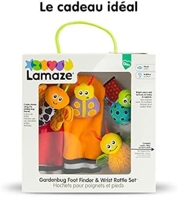 lamaze foot finder & wrist rattle set