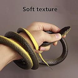 Realistic Rubber Snake 2Pcs, Scary Fake Snake Large