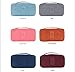 LALAGEN Travel Underwear Storage Bag Portable Multifunctional Waterproof Make-up Bag for Women Peach