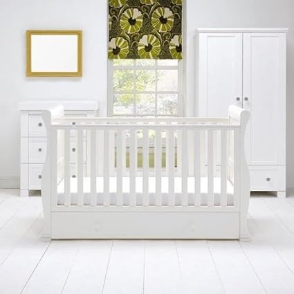 East Coast Alaska 3 Piece Nursery Room Set With Under Drawer
